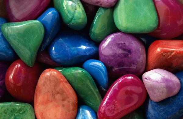 Polished tumble gemstones in small to big sizes