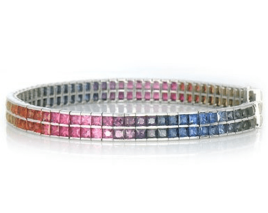 Multi sapphire bracelets