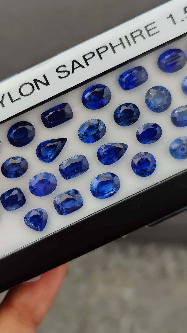 New Production of Ceylon Sapphire