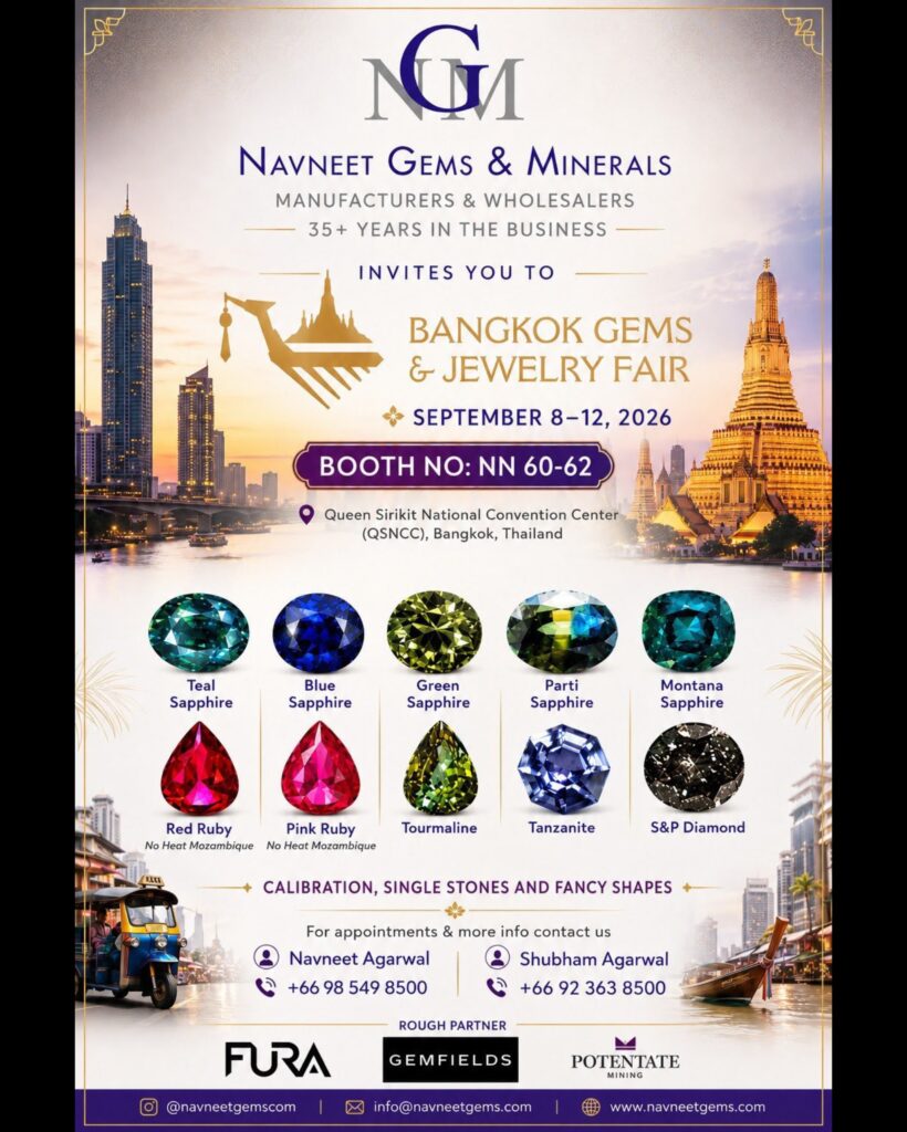 Bangkok Gems & Jewelry Fair sept 2026