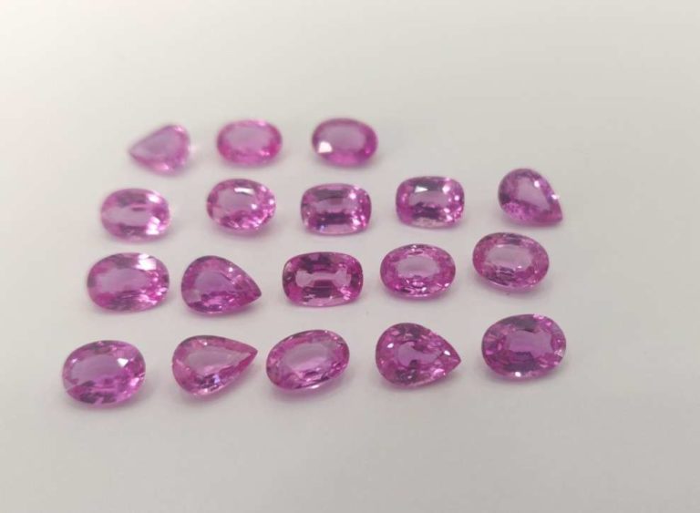 Wholesale Pink Sapphire gemstones from our gems factory