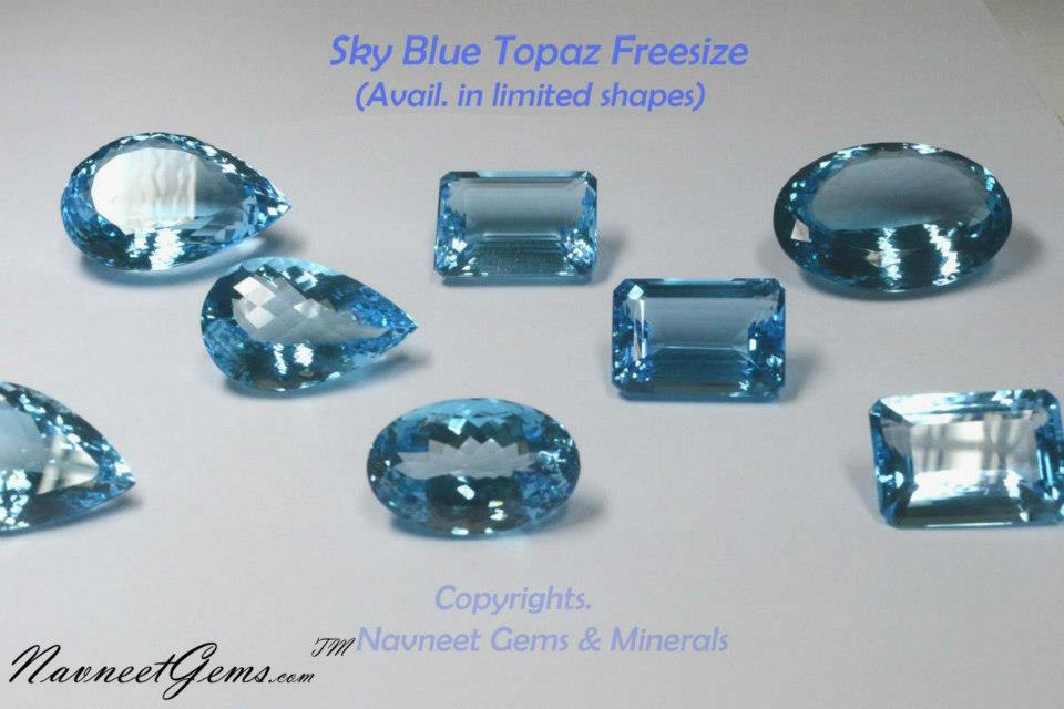 Sky Topaz Gemstones