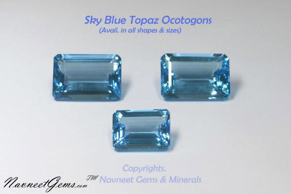 Sky Blue Topaz Octagon