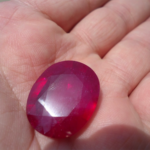 Glass filled Ruby