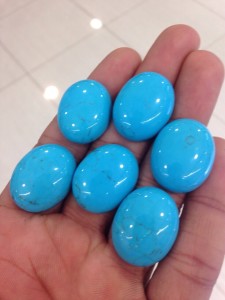 Turquoise cabochons