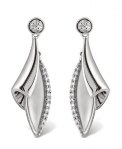 diamond platnium earrings