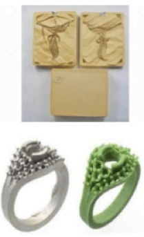 Moulding Silver Jewelry