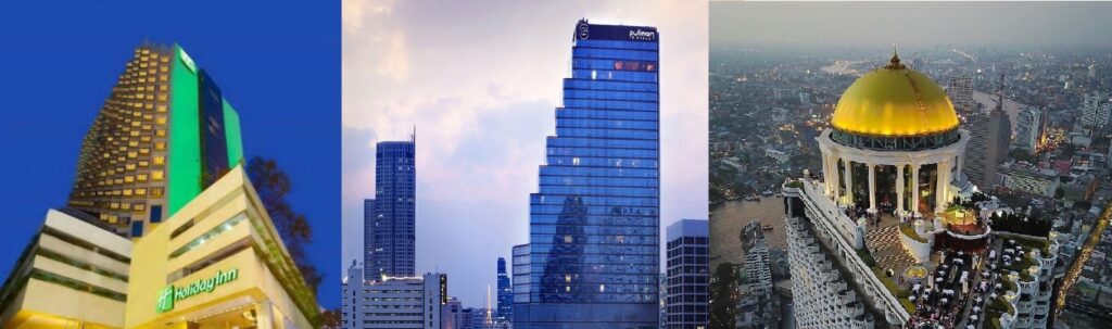Silom Hotels Holiday Inn The Pullman n Lebua State Tower