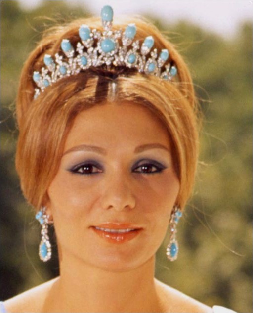 Sleeping Beauty Turquoise Jewelry worn by Empress Farah