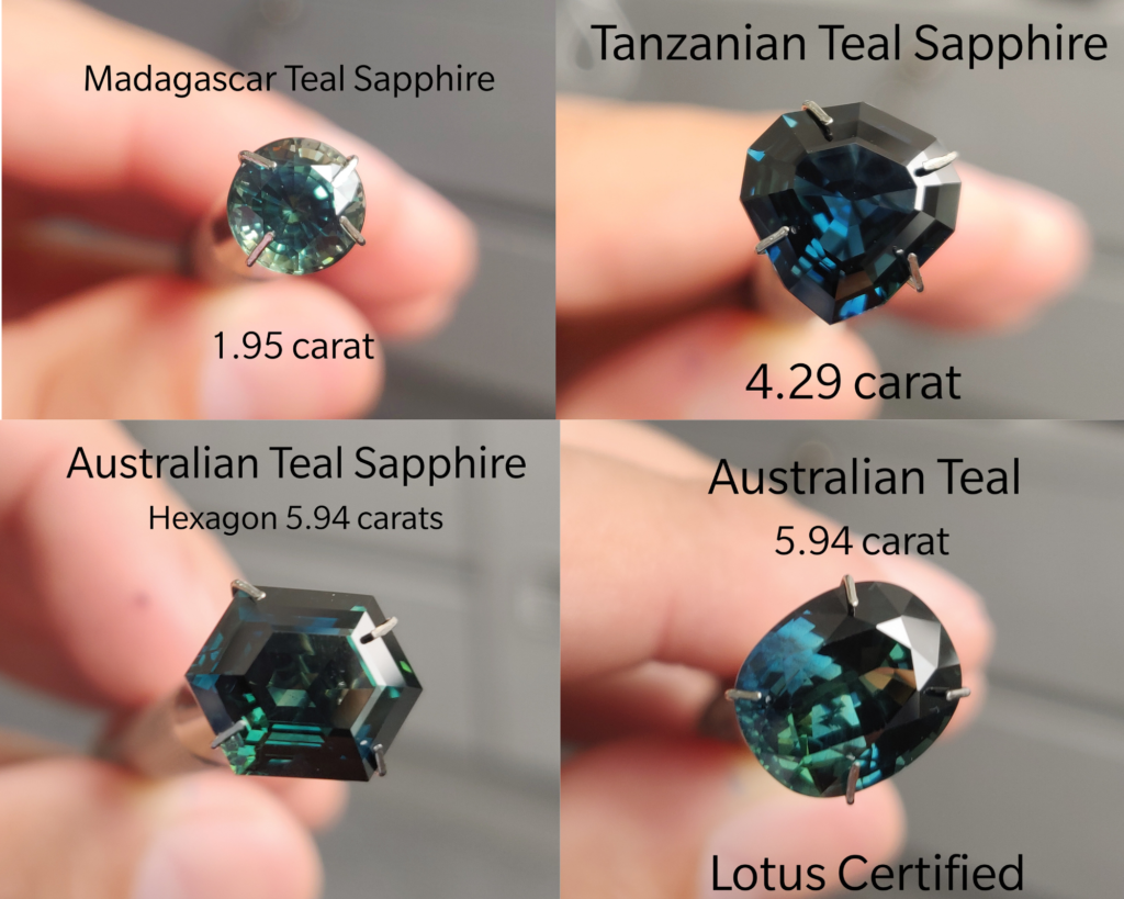 Teal Sapphires