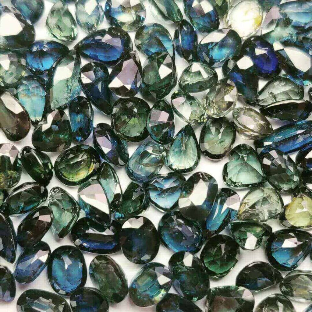 Wholesale Loose Teal and Parti Sapphire