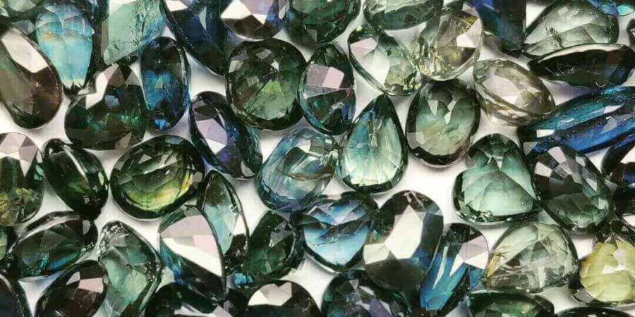 Wholesale Loose Teal and Parti Sapphire
