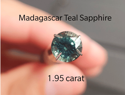 Madagascar Teal Sapphire