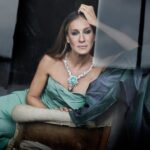 Sarah Jessica Parker wears a 98.50-carat tourmaline necklace by Kat Florence