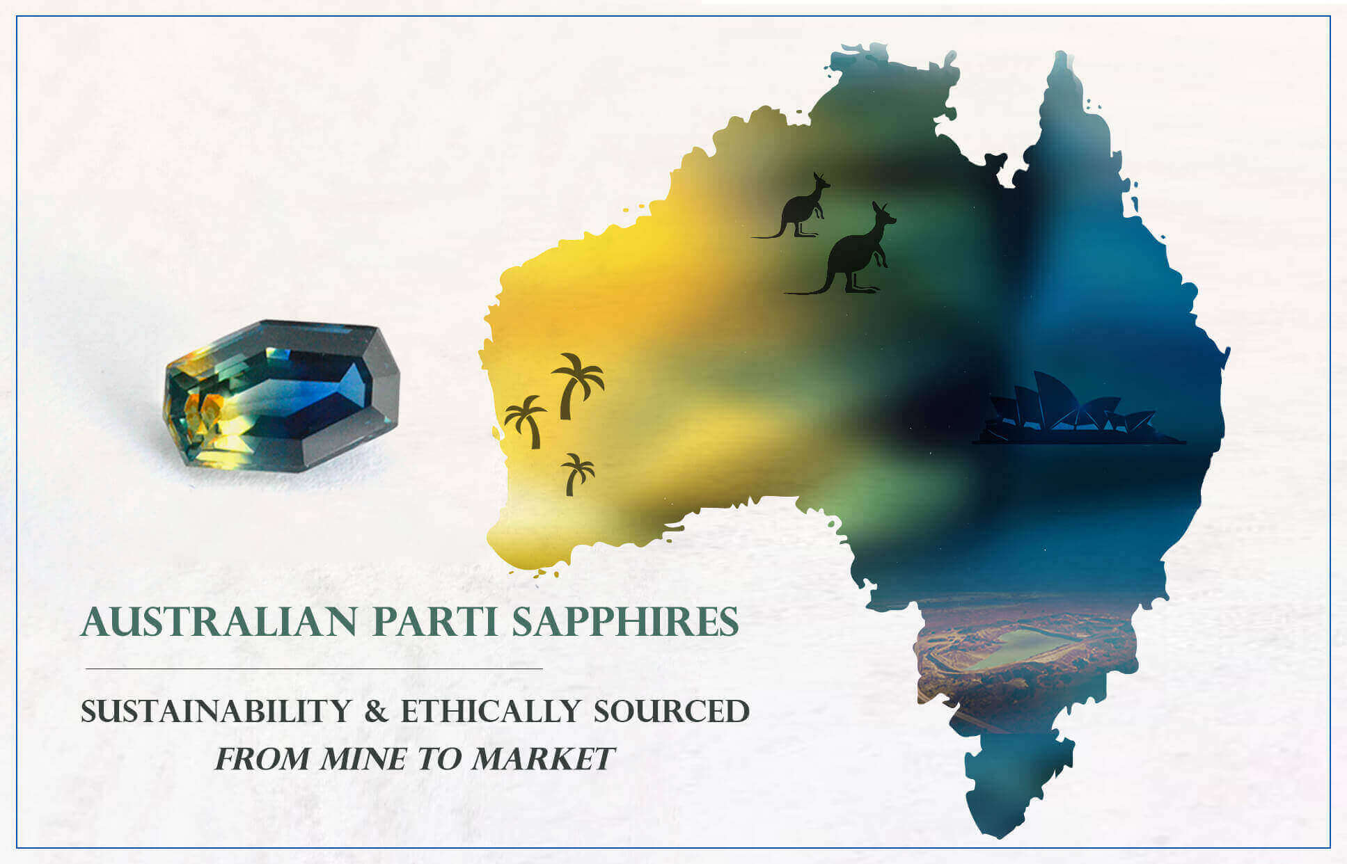 Australian Parti Sapphires Sustainabilty and Ethically Soureced From Mine to Market