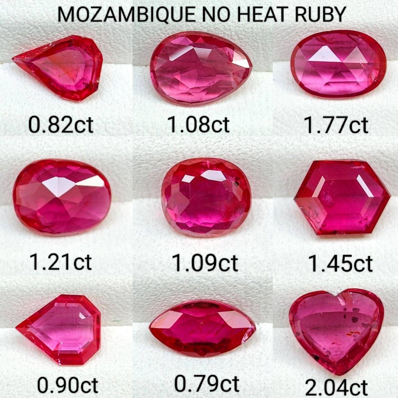 Cuts of rubies, Wholesale  Ruby