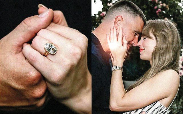 Taylor Swift and Travis Kelce Engagement Photos Source:Instagram