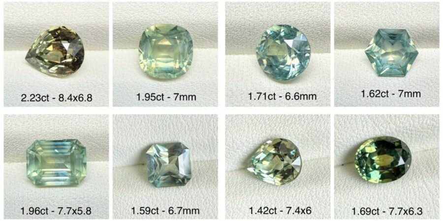Single Stones No Heat Montana Sapphire