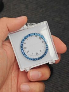 Custom Cut Montana Sapphires for Luxury Watchmaking